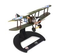 DBEIXIWEI 1:72 British For Sopwith Camel F.1 Biplane Fighter Model Alloy Die-cast Fight Aircraft Miniature for Home Decoration