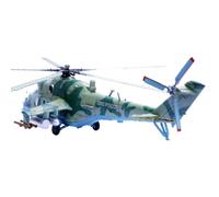 DBEIXIWEI 1/72 Scale Alloy Russian Army Mi-24V Helicopter Airplane Model Die-Cast Battle Airplane Aviation Teaching Model for Kids