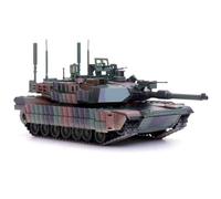 DBEIXIWEI 1/72 Scale Alloy US M1A2 TUSK II Abrams Main Battle Tank Model Armored Vehicle Model for Collection