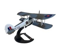 DBEIXIWEI 1:72 WWII British Navy Fairey Swordfish Aircraft Model Alloy Die-Cast Attack Airplane Miniature for Collection & Display