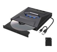 DBEIXIWEI 5 in 1 External CD DVD Drive, Universal Portable CD/DVD Disk Drive Player Burner Reader Writer for Laptop,
