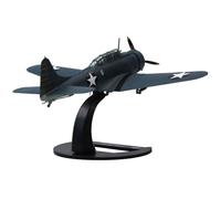 DBEIXIWEI Alloy WWII United States Navy SBD Dauntless Dive Bomber Model 1:72 Science Exhibition Model
