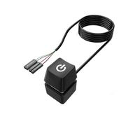 DBEIXIWEI Desktop Computer Power Switch Power Supply Cable, External PC Motherboard Power ON/Off Switch Button