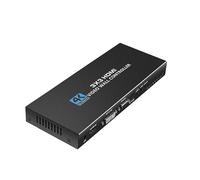DBEIXIWEI HDMI Splitter 1 in 9 Out, 4K 3x3 Video Wall Controller w/Remote Control, 4:4:4 24bit HDMI1.4, HDCP1.4