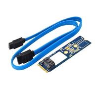 DBEIXIWEI M.2 to SATA Adapter Card, B-M KEY M.2 SSD to 7Pin Adapt Card for Win7/ 8 32-bit, 6.0Gb/s