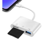 DBEIXIWEI Multiport USB C 3 in 1 Hub Adapter 5Gbps SD Card Reader Converter for Samsung S8/S9/S10/S8 Plus