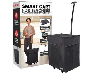 dbest products Smart Cart Rolling Multipurpose Collapsible Basket Scrapbooking Blackout