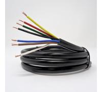 DBG 7 Core Thin Wall Automotive Cable (Round) - 0.75mm² | 14.0A Rated | Flexible Low Voltage Wire for Auto & Marine Use (30 Metre)