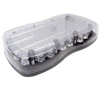 DBG MB12 Series LED Amber Mini Lightbar Beacon - 291mm Hazard Warning Strobe, ECE R65 & EMC R10 Approved, 12/24V Recovery Emergency Vehicles