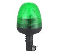 DBG VALUELINE Series Green LED Beacon for Recovery/Emergency Vehicles Hazard Warning Strobe EMC R10 Approved 12V/24V Car Van Truck Tractor Plant (Flexi DIN Pole Mount)