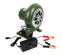 DBGA BBQ Fireplace Fan Electric Blacksmith Forge Blower, Adjustable Speed, Dual-Purpose AC and DC Electric Blower(30W, 60W, 100W)