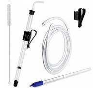 Dbgogo 14” Auto Siphon with Bottling Wand 3/8” Racking Cane Beer Wine Siphon Auto Siphon Homebrew with 5.5FT Silicone Tubing & Clamp, Effortless Bottling Fermentation Siphoning Mead Wine Making Kit
