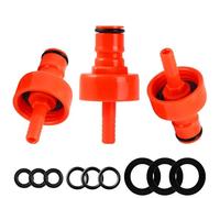 Dbgogo Carbonation Cap, 3 Pack Ball Lock PET Bottle Filler for Soda Beer