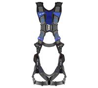 DBI-Sala 3M ExoFit X300 X-Style Vest Safety Harness with Back Padding, Quick Connect Chest and Leg Buckles, Back D-Ring, Confined Space, Rigging, Climbing, Positioning, X-Small/Small