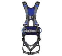 DBI-Sala ExoFit X300 X-Style Positioning Construction Safety Harness, Back and Hip Padding, Quick Connect Chest and Leg Buckles, Back and Hip D-Rings, Demolition, Electrical, Remediation, Med/Large