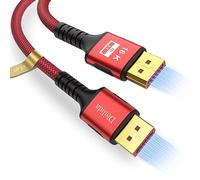 Dbilida VESA Certified DisplayPort 2.1 Cable 6.6ft, 16K DP 2.0 Cable Supports 80Gbps, 16K@60Hz, 8K@120Hz, 4K@240Hz/165Hz, 2K@360Hz HDR, HDCP2.2, 3D, ARC for TV, Gaming Monitor