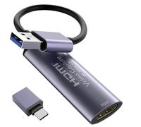 Dbilida Video Capture Card, Stream and Record in YUY2 1080P 60FPS USB 3.0 HDMI to USB A/USB C, HDMI Capture Card for Nintendo Switch, PS5, PS4/Pro, Xbox Series X/S, Xbox One X/S, in OBS and More
