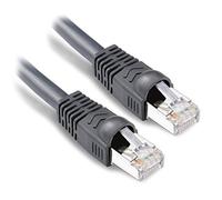 DbillionDa Outdoor Ethernet 100ft Cat6 Cable, Shielded Grounded UV Resistant Waterproof Buried-able Network Cord