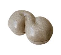 DBKD Bun bowl with lid 11x18 cm Beige