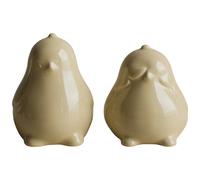 DBKD Chubby chicken Easter decoration 2-pack Shiny yellow