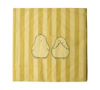 DBKD Chubby chicken stripe paper napkins 20-pack Cream, 33x33 cm