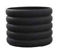 DBKD Mud flower pot black Large, Ø 20 cm