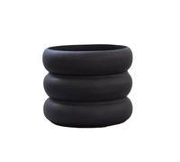DBKD Mud flower pot black Small, Ø 10 cm