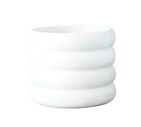 DBKD Mud flower pot white Medium, Ø 14 cm