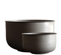 DBKD - Out Wide Outdoor Pots 2-pack, Beige - Beige