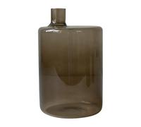 DBKD Pipe glass vase brown XL