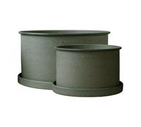 DBKD Plant bowl flower pot 2-pack Green