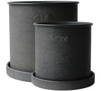 DBKD - Plant Pot Small 2-pack, Black - Black