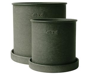 DBKD - Plant Pots 2-pack Green, Small - Green