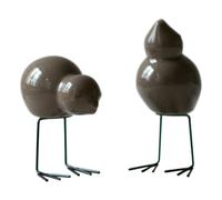 DBKD - Swedish Bird Decoration 2-pack, Shiny Dust - Shiny Dust