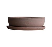 DBKD Terra bowl planter Brown, Ø30x10.5 cm