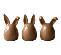 DBKD - Tripltes Decoration 3-pack, Shiny Nougat - Shiny Nougat