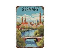 DBKGHIEDHG Germany,Tin Sign Metal Tin Sign/Metal Plaque Tin Sign Metal Sign(20x30cm 8x12 inch-M53