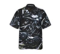 DBKGHIEDHG Motorcycle Hawaiian Shirts for Men - Mens Motorbike Collection Hawaiian Shirt