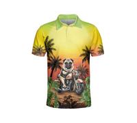 DBKGHIEDHG Motorcycle Polo Shirts for Men Women - Dog Mens Golf Polo Shirts Short Sleeve Dry Fit Casual Tennis T-Shirt PA84