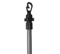 DBL MAX Extendable Line Clothes Prop 2.2 Metre Grey and Black