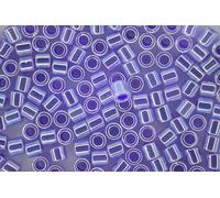 DBL0249 6.8g Lined Crystal Purple Miyuki 8/0 Delica Japanese Seed Beads 3mm Cylinder Beading Supplies Jewellery Making Supply