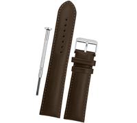 DBLACK Zeus Genuine Leather Watch Strap in Minimalist Design // for 18mm, 20mm, 22mm or 24mm Padded Watch Straps (Choose Your Size and Colour), 18mm, Faux Leather, No Gemstone