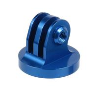 DBLCAST Parts 1/4 Inch Screw Hole Tripod Mount CNC for GoPro for DJI OSMO Action Camera Accessories Aluminum Alloy(Blue)