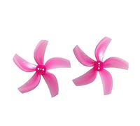 DBLCAST Parts 4Pairs 8PCS D63 63mm-5 63mm 5-Blade PC Propeller for FPV Freestyle 2.5inch Cinewhoop Ducted Drones Replacement DIY Parts(4Pairs Pink)