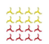 DBLCAST Parts 8Pairs 16PCS for Gemfan 1635 1.6X3.5X3 40mm 3-Blade PC Propeller 1mm .5mm for RC FPV Freestyle Tinywhoop Drones DIY Parts(8Pairs 1mm Random)