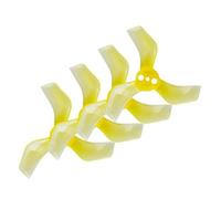 DBLCAST Parts 8Pairs 16PCS for Gemfan 1635 1.6X3.5X3 40mm 3-Blade PC Propeller 1mm .5mm for RC FPV Freestyle Tinywhoop Drones DIY Parts(8Pairs 1mm Yellow)