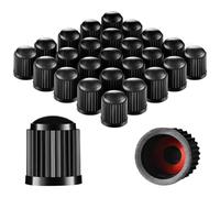 DBlosp Car Tire Valve Stem Caps, 50 Pcs Plastic Tire Valve Stem Caps, Durable and Stylish Air Caps for Car, SUV, Truck, Motorcycle, Motorcycle - Corrosion Resistant, Leak Proof Accessories