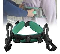 DBMGB Transfer Belt with Leg Straps, Wheelchair Safety Seat Restraints Belt, Transfer Gait Belt with 7 Handles for Elderly and Disabled, Mobility Belt for Lifting and Standing Up, Green, M/L/XL