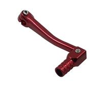 DBMKUETRT Motorbike Shift Lever Motorcycle Modification Accessories CNC Shift Lever Single Hanging Aluminum Alloy Advance and Retreat Gear(Red)