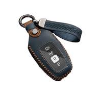 DBMNJKG Car Key Case Compatible for Lincoln Continental Navigator Z Mkz Mkc Mkx Nautilus Aviator Corsair Holder Shell Fob Cover(Blue)